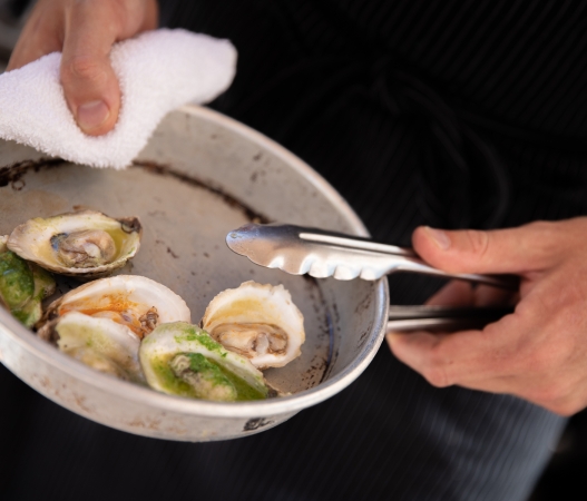 Skillet-Roasted Oysters with Hot Brown Butter – Field Company